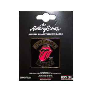 Rolling Stones - Tour '78 Gold Pin *2* - Goudkleurig