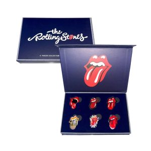 Rolling Stones - Tongues Evolution 2 Pin set 6 stuks in box