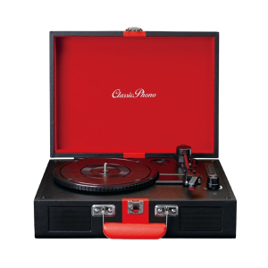 Lenco Classic Phono TT-110BKRD - Platenspeler - Zwart Rood