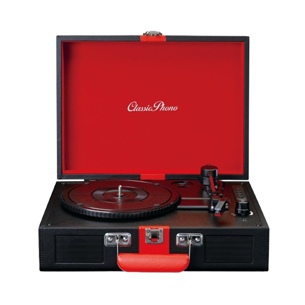 Lenco Classic Phono TT-110BKRD - Platenspeler - Zwart Rood