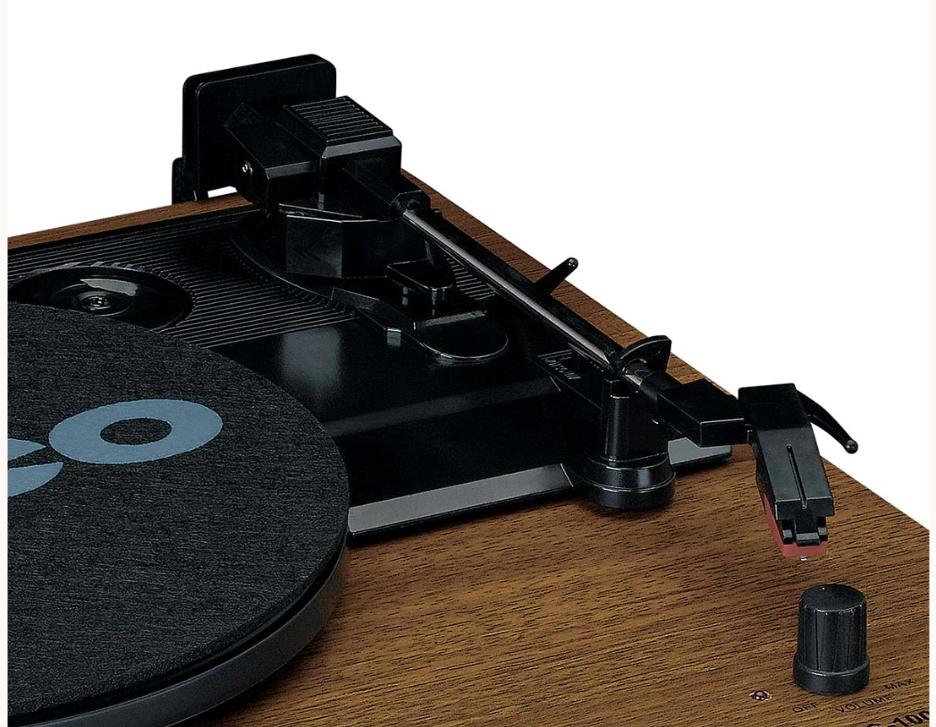 Lenco LS-100WD - Platenspeler met 2 externe speakers - Hout - Afbeelding 3