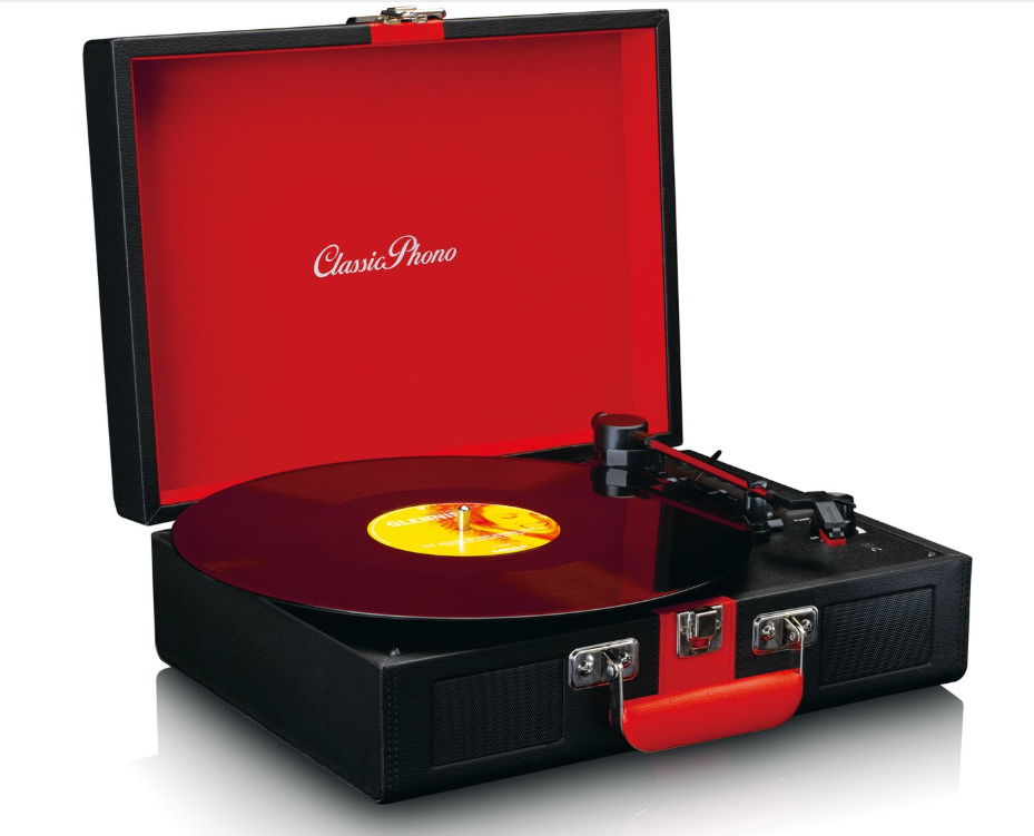 Lenco Classic Phono TT-110BKRD - Platenspeler - Zwart Rood - Afbeelding 2