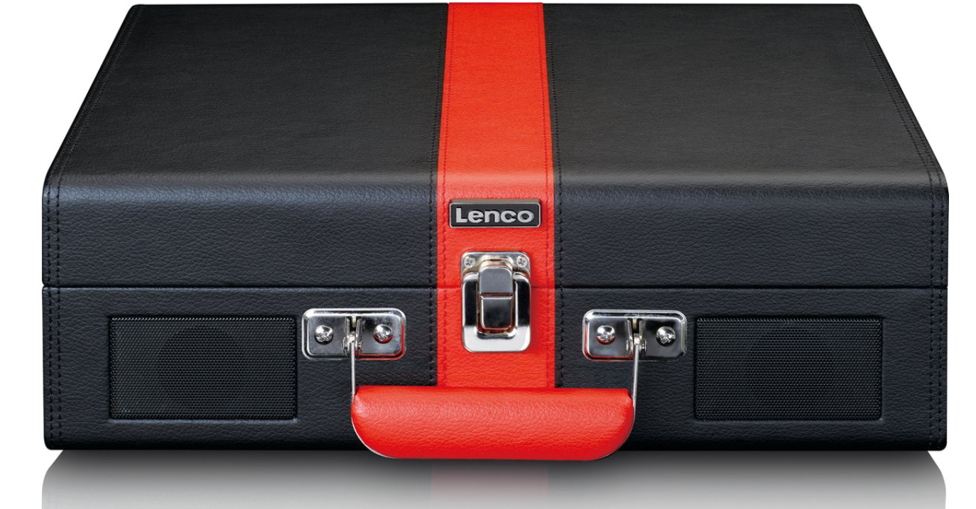 Lenco Classic Phono TT-110BKRD - Platenspeler - Zwart Rood - Afbeelding 3