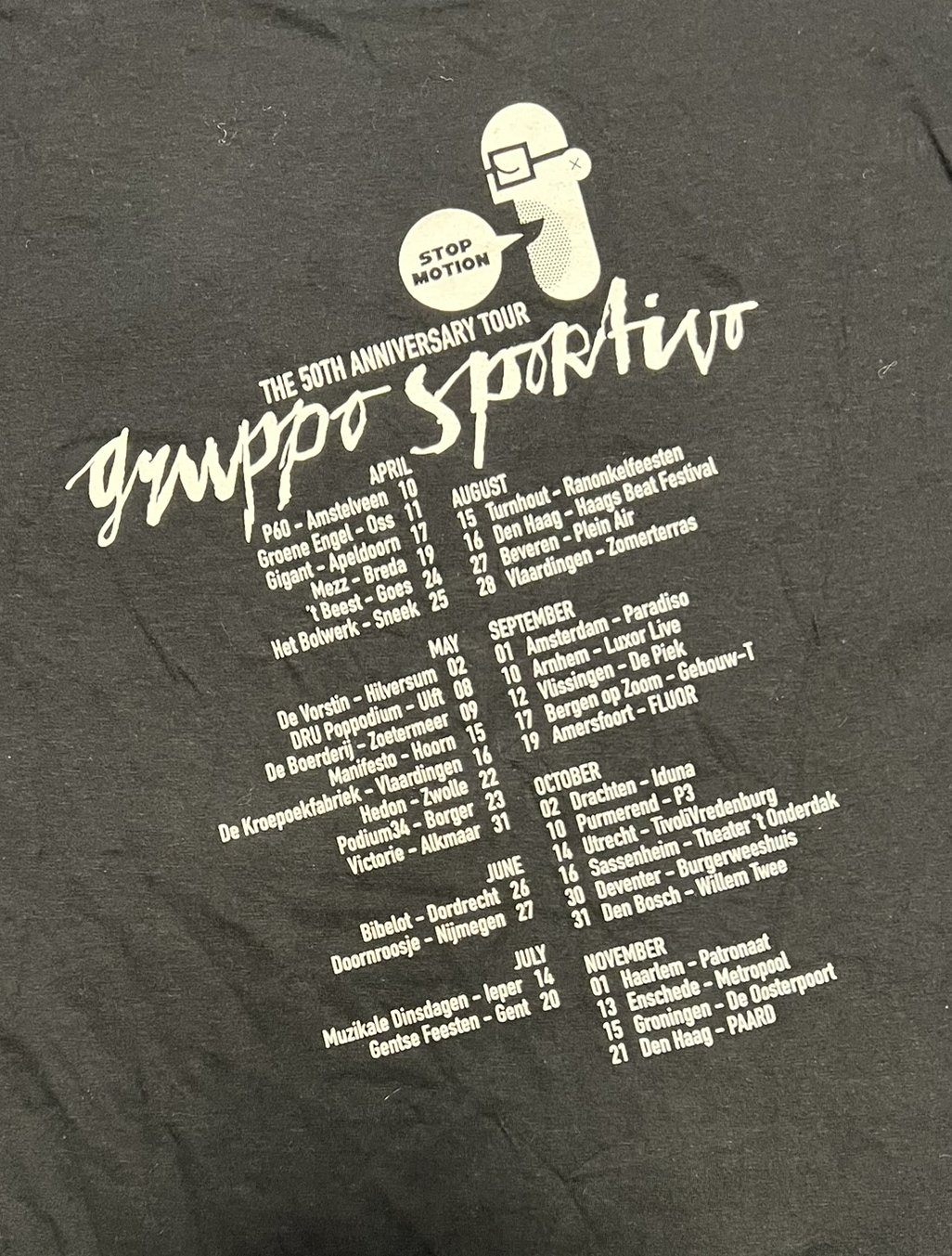 Gruppo Sportivo - The 50th Anniversary Tour (t-shirt) - Afbeelding 3