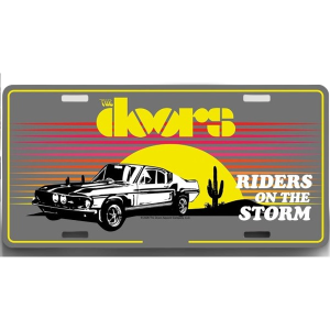 Doors - Riders On The Storm Number Plate/Nummerplaat