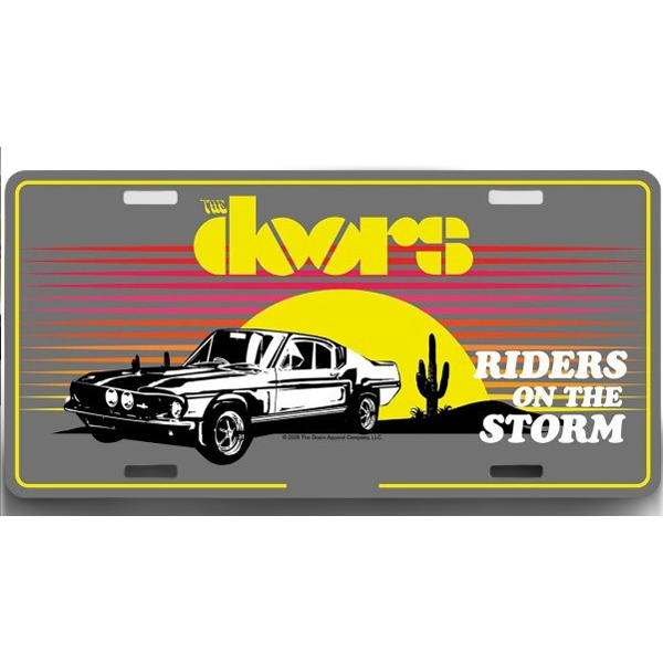 Doors - Riders On The Storm Number Plate/Nummerplaat