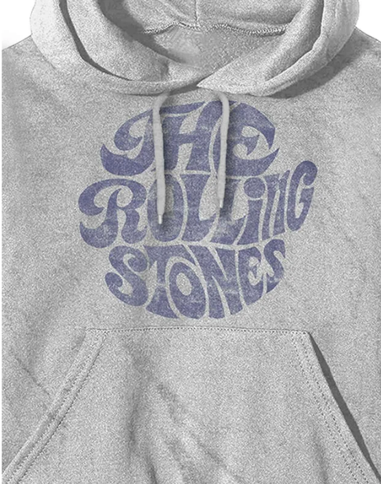 Rolling Stones Hoodie Vintage 70s Logo Grijs (Trui met capuchon) - Afbeelding 2