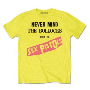 Sex Pistols - NMTB Original Album (t-shirt) geel
