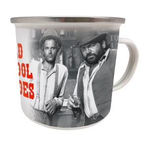 Bud Spencer & Terence Hill Old School Heroes emaille (mok)