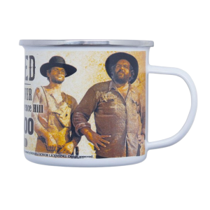 Bud Spencer & Terence Hill Wanted emaille (mok)