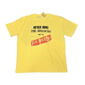 Sex Pistols - NMTB Original Album (t-shirt) geel