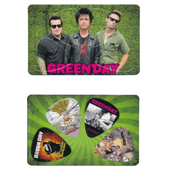 Plectrums 25 Greenday (4 stuks)
