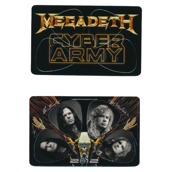 Plectrums 39 Megadeth (4 stuks)